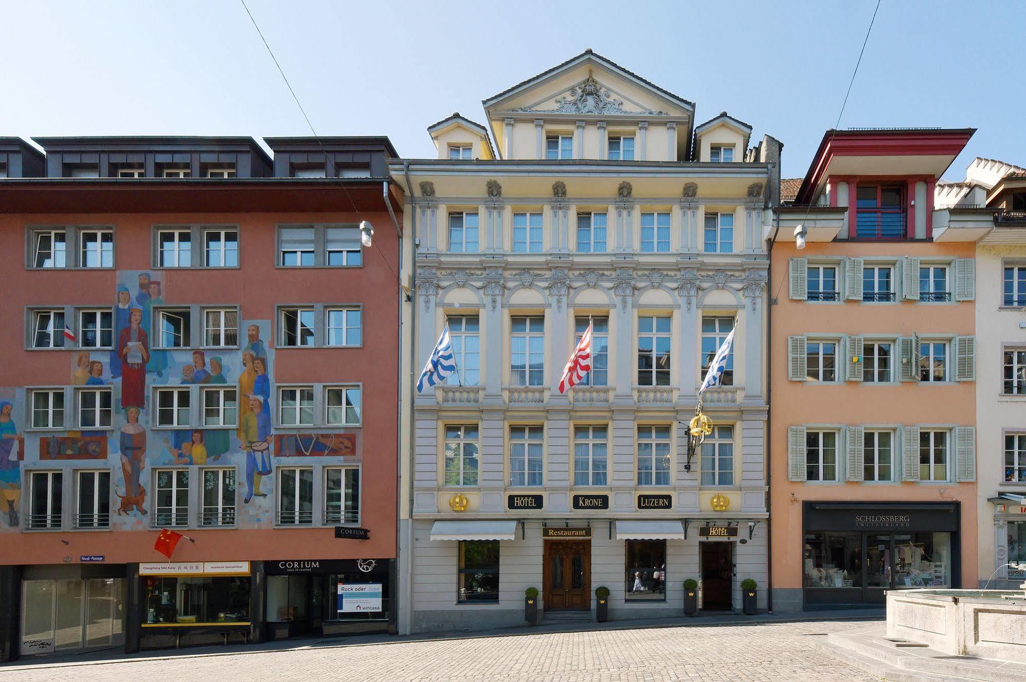 Altstadt Hotel Krone Luzern Exterior photo